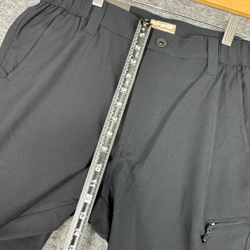 Weatherproof Vintage Mens Tech Short Black 30 Performance Series 1870439 NEW - Picture 8 of 10